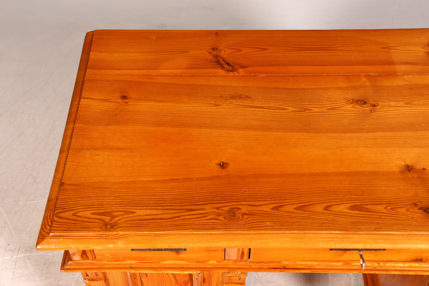 Wunderschöner Gründerzeit Schreibtisch Bürotisch Antik Massivholz Weichholz Arbeitstisch um 1880