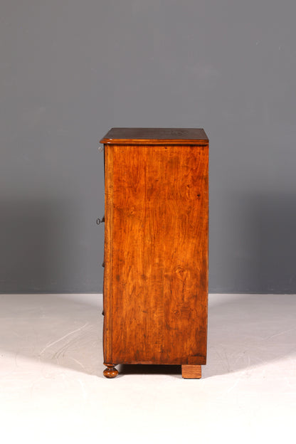 G107 Finish cm Wunderschöner Gründerzeit Sekretär Vertiko Highboard Louis Philippe Kommode um 1880