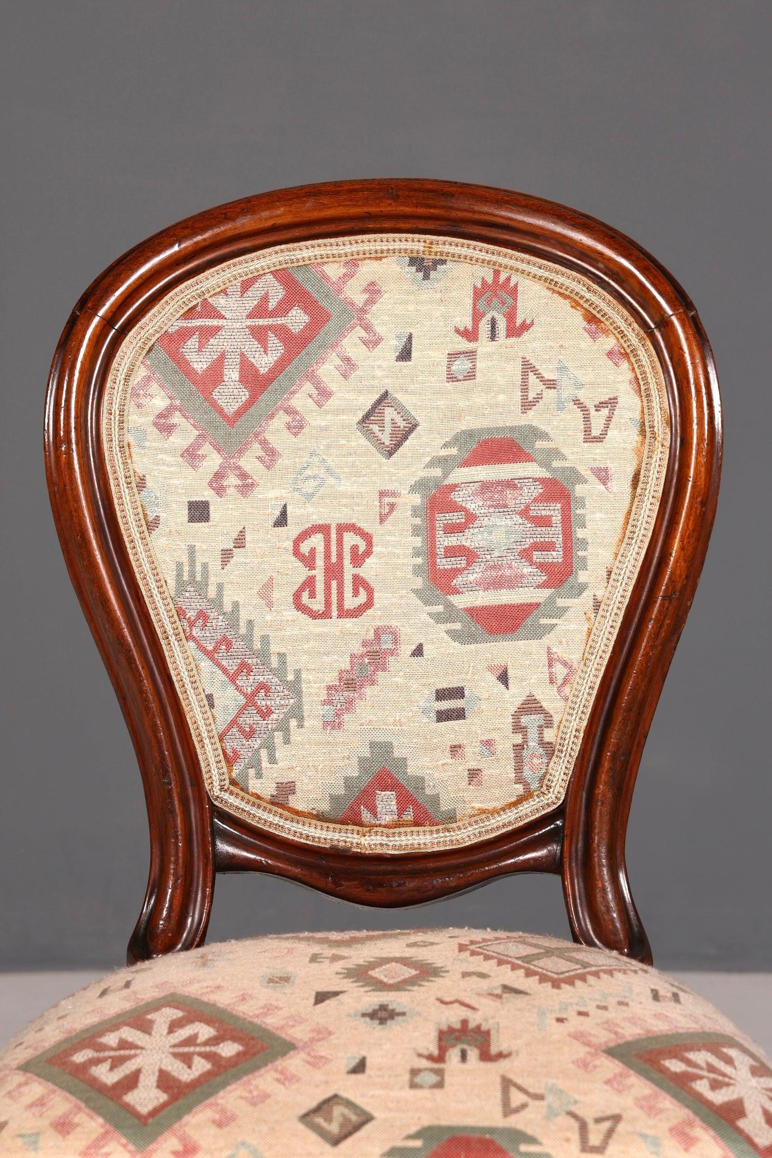 Traumhafter Louis Philippe Stuhl Antik Sekretär Stuhl Biedermeier Echt Holz Esszimmerstuhl Polsterstuhl Vintage