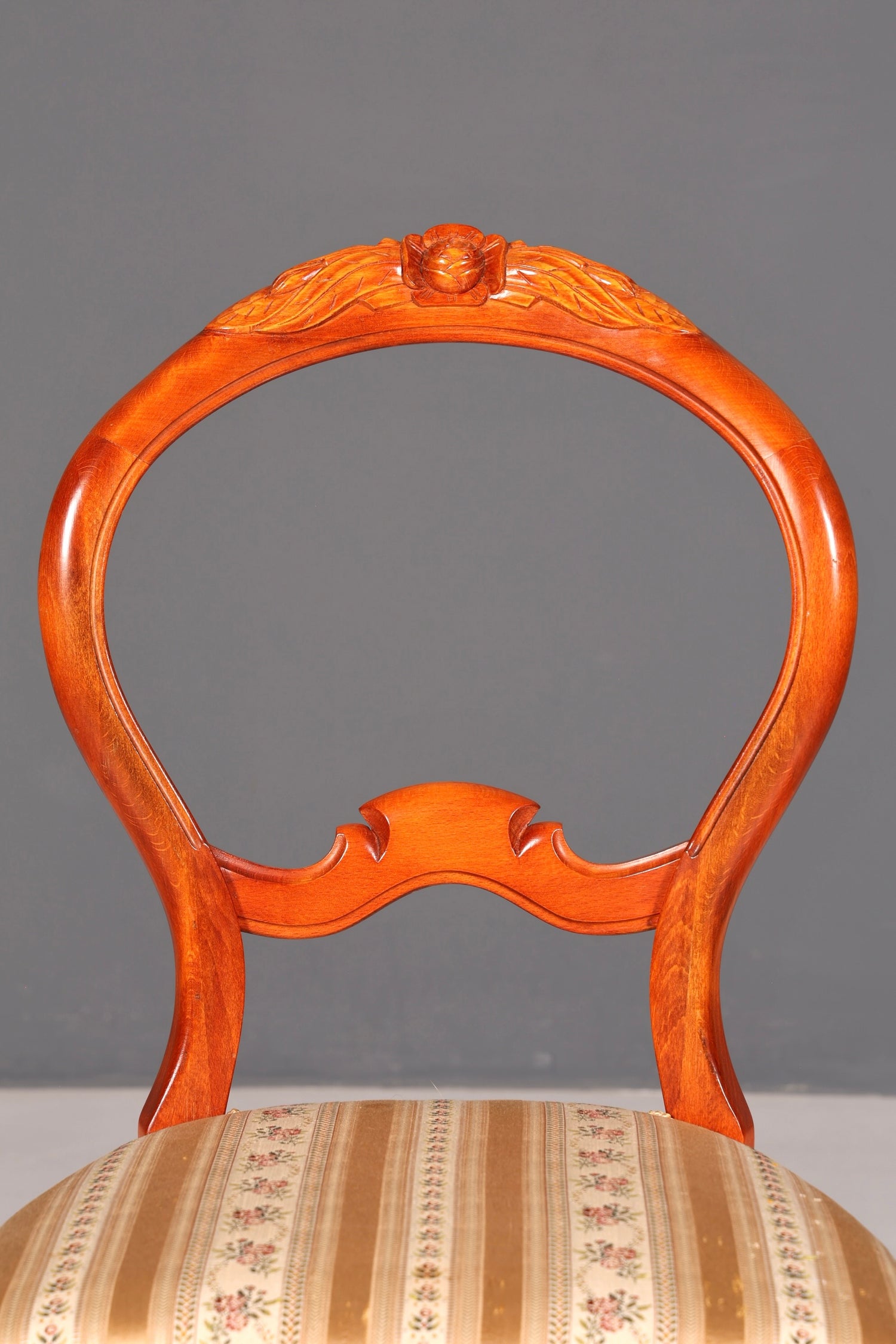 Traumhafter Louis Philippe Stuhl um 1880 Biedermeier Antik Sekretär Stuhl Echt Holz Polsterstuhl Esszimmerstuhl Vintage