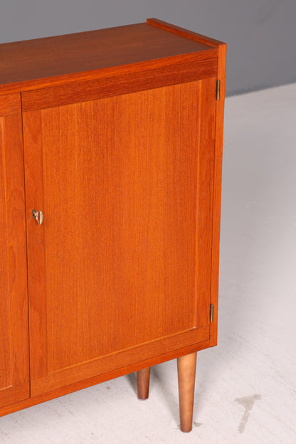Wunderschöner Mid Century Schrank Teak Danish Design Highboard Vertiko Wäscheschrank Aktenschrank Vintage Retro 60er