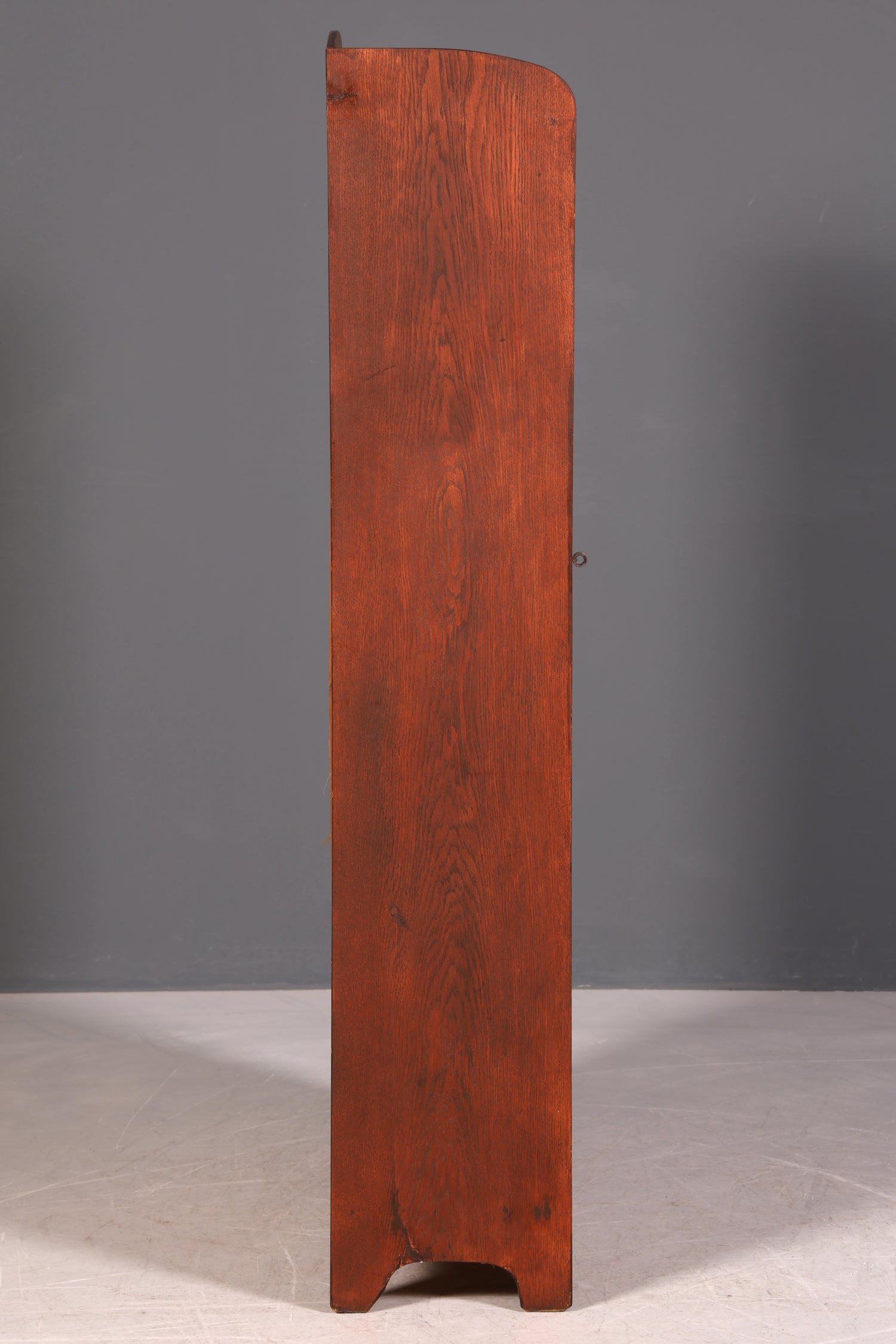 G045 Finish Traumhafte Jugendstil Vitrine Antike Holz Bücherschrank Eiche Antik Schrank Geschirrschrank