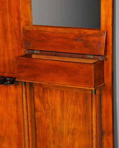 Prachtige jugendstil-garderobe voor de hal, antiek, Gründerzeit, kledingwand, wandgarderobe, massief hout, vintage