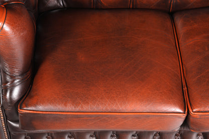 Wunderschöne Original Chesterfield Centurion 2-Sitzer Couch Englisches echt Leder Sofa UK
