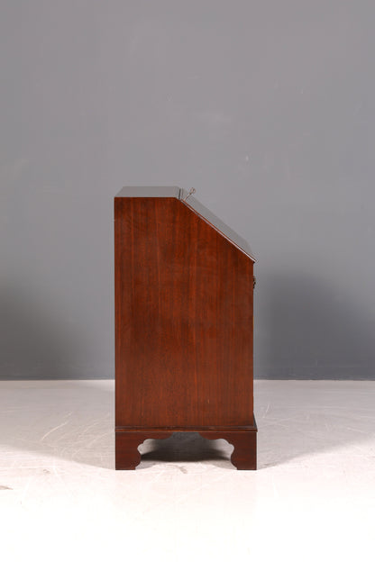 Wunderschöner Englischer Sekretär Schreibkommode Echt Holz Schreibtisch Kommode 60s Vintage