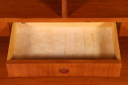 Wunderschönes Mid Century Regal Danish Design Vintage Schrank Bücherregal Highboard Retro 60er Massiv Holz Skandinavisch
