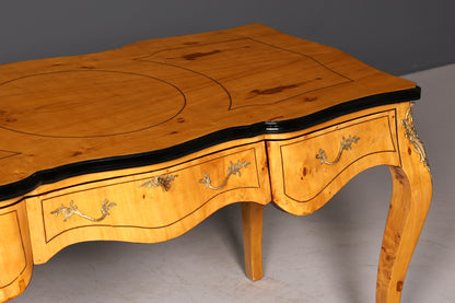 Wunderschöner Louis XV Stil Schreibtisch French Office Desk Antik Stil Bürotisch Massivholz