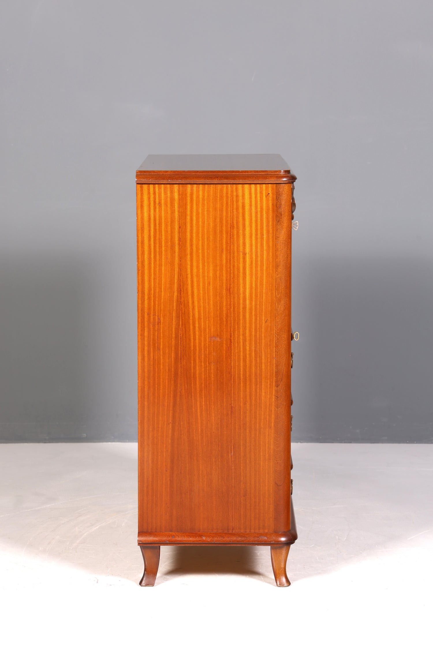 Beautiful antique-style secretary desk, office chest of drawers, Art Deco style, 1950s vertiko writing desk, chest of drawers