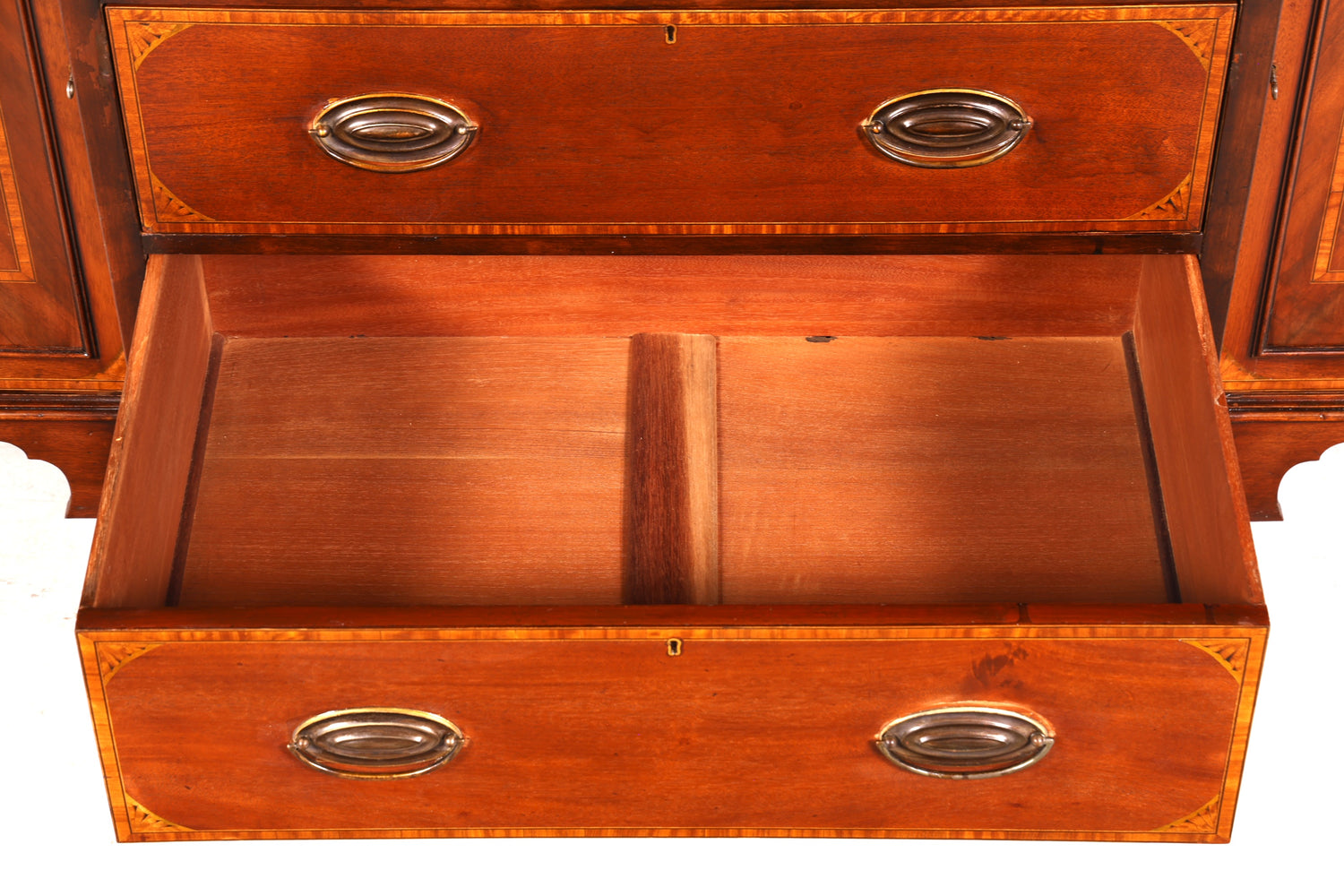 Wunderschöne Englische Vitrine Bibliothek Bücherschrank UK Buffet Schrank 60s Jahre