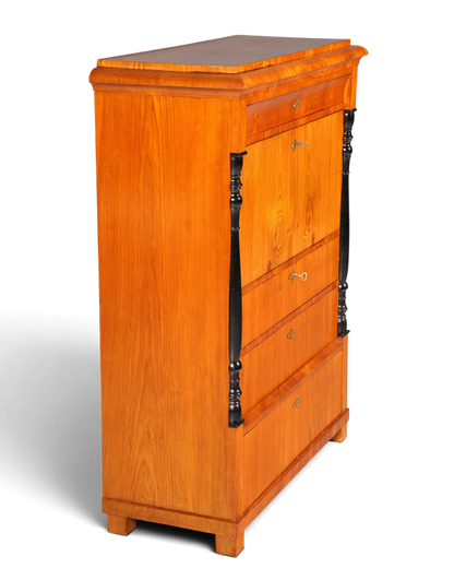 Wunderschöner Original Biedermeier Sekretär um 1860 Englisch Kommode Antik Bürokommode