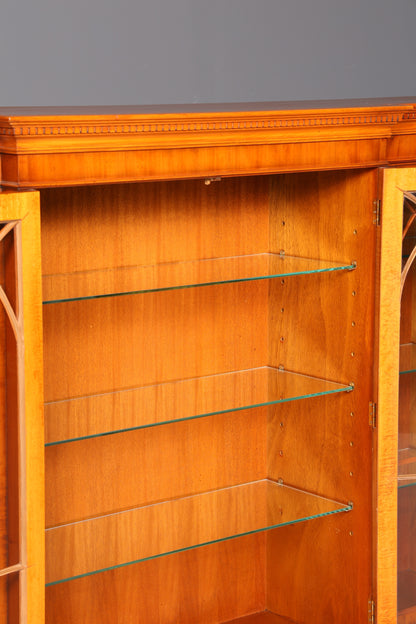 Beautiful English display cabinet, bookcase, library cabinet, display case, glass display cabinet, 60s Mid Century, china cabinet, highboard