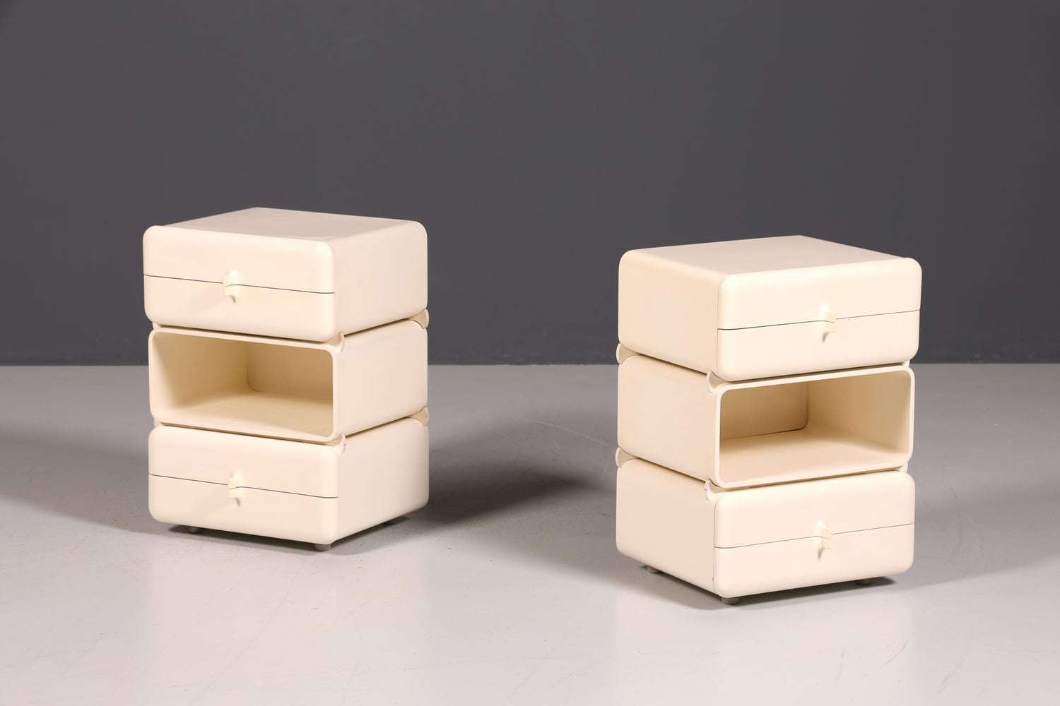 Rare Mid-Century Chest of Drawers, Space Age Modular Nightstand Design, French Vintage Chest of Drawers, 1 of 5