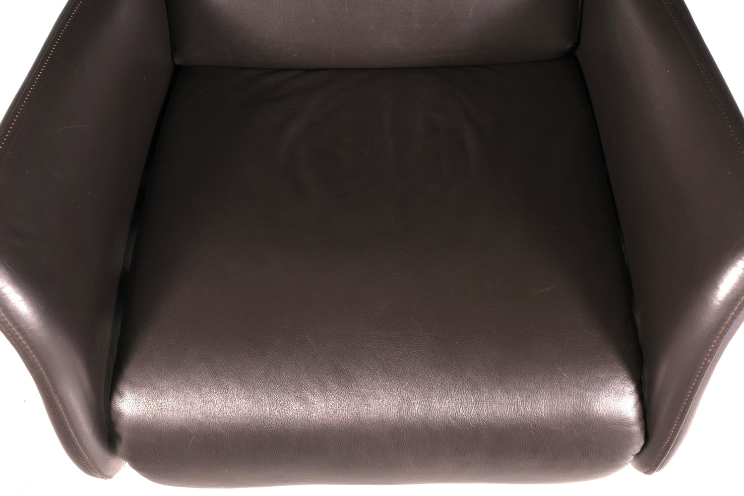 Wunderschöner Mid Century Relaxsessel echt Leder Fernsehsessel elektrisch verstellbar Lesesessel Komfort Design Ledersessel