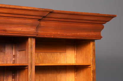 Traumhaftes Jugendstil Bücherregal Regal Gründerzeit um 1900 Antik Buchablage Eiche