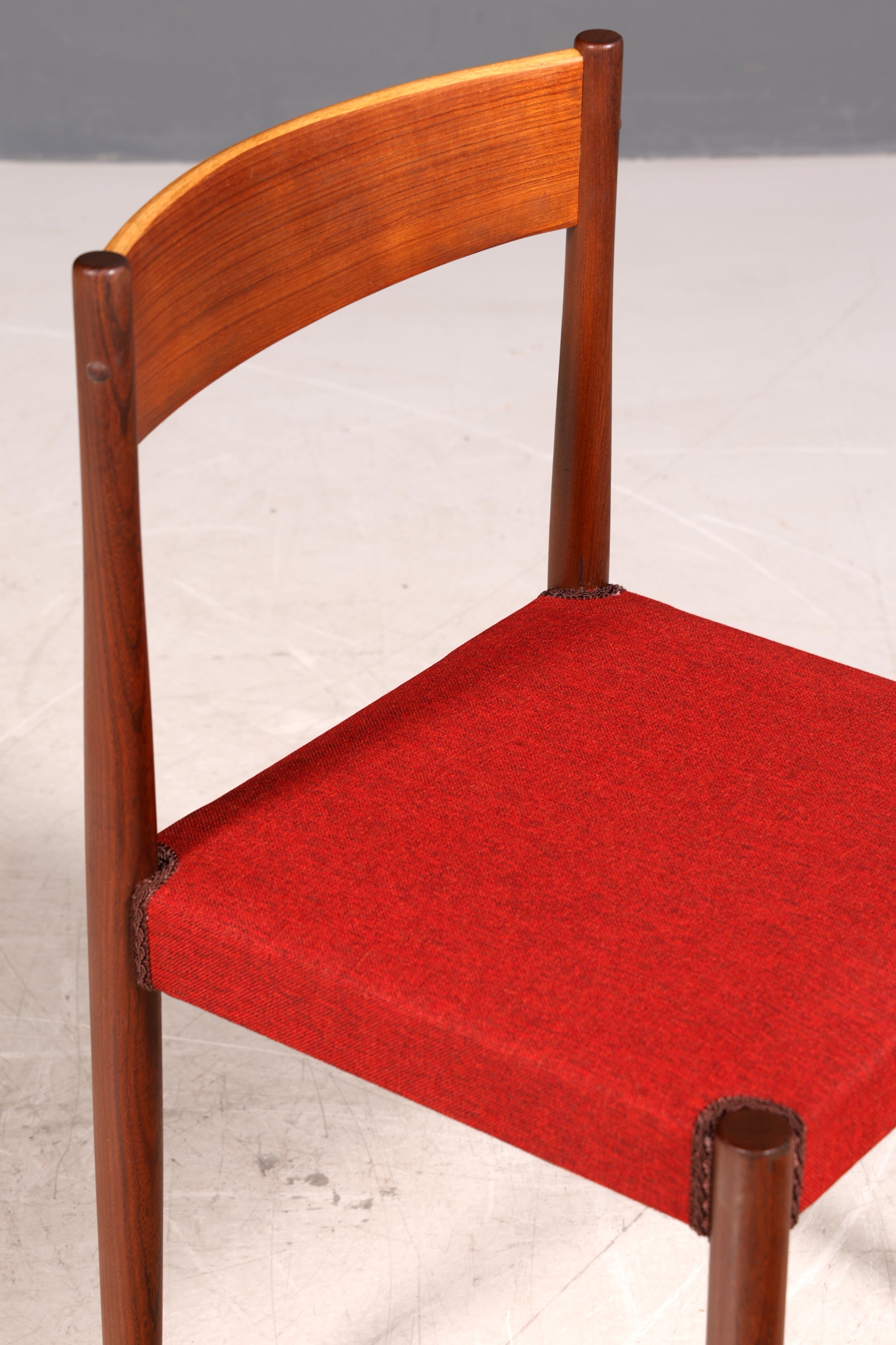 Eleganter Mid Century Stuhl Danish Design Vintage Esszimmerstuhl Retro Küchenstuhl Holz