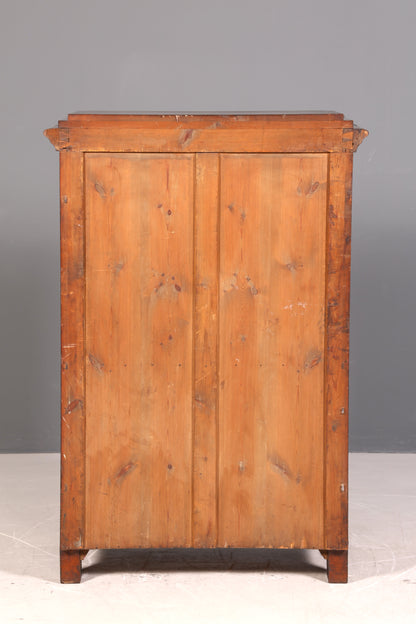 Wunderschöner Louis Philippe Sekretär Vertiko Highboard Schreibsekretär Biedermeier Massivholz um 1880
