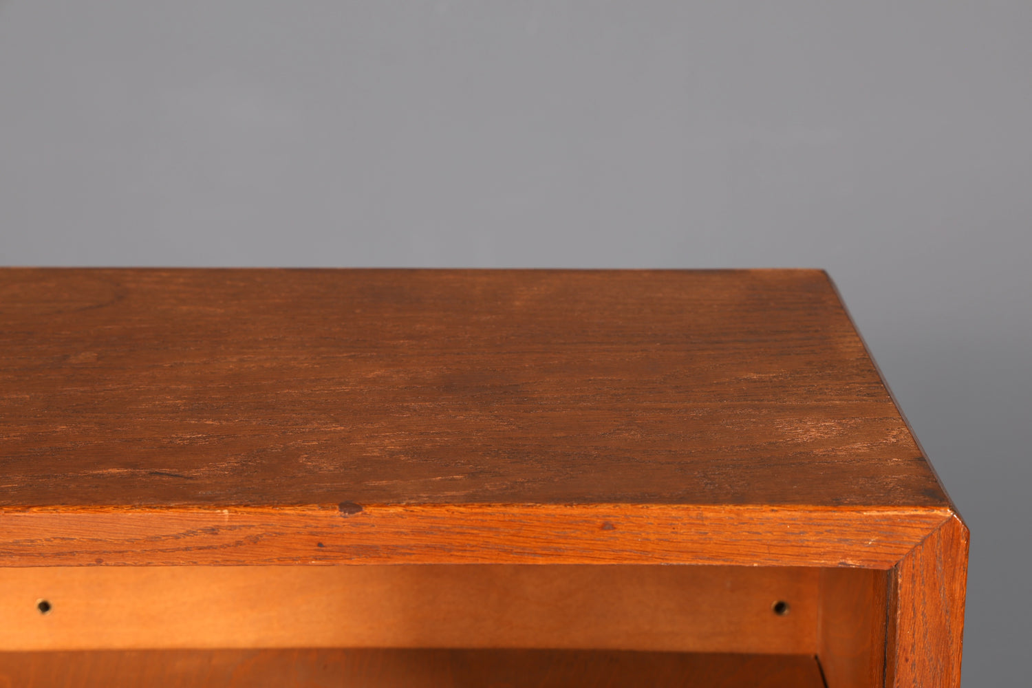 G029 Finish cm Schlichtes Mid Century Regal Vintage Bücherregal Schrank Buchablage 60s Bookshelf