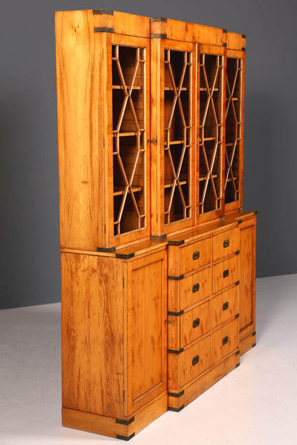 Beautiful Maritime Display Cabinet English Cabinet Real Wood Library English Sideboard