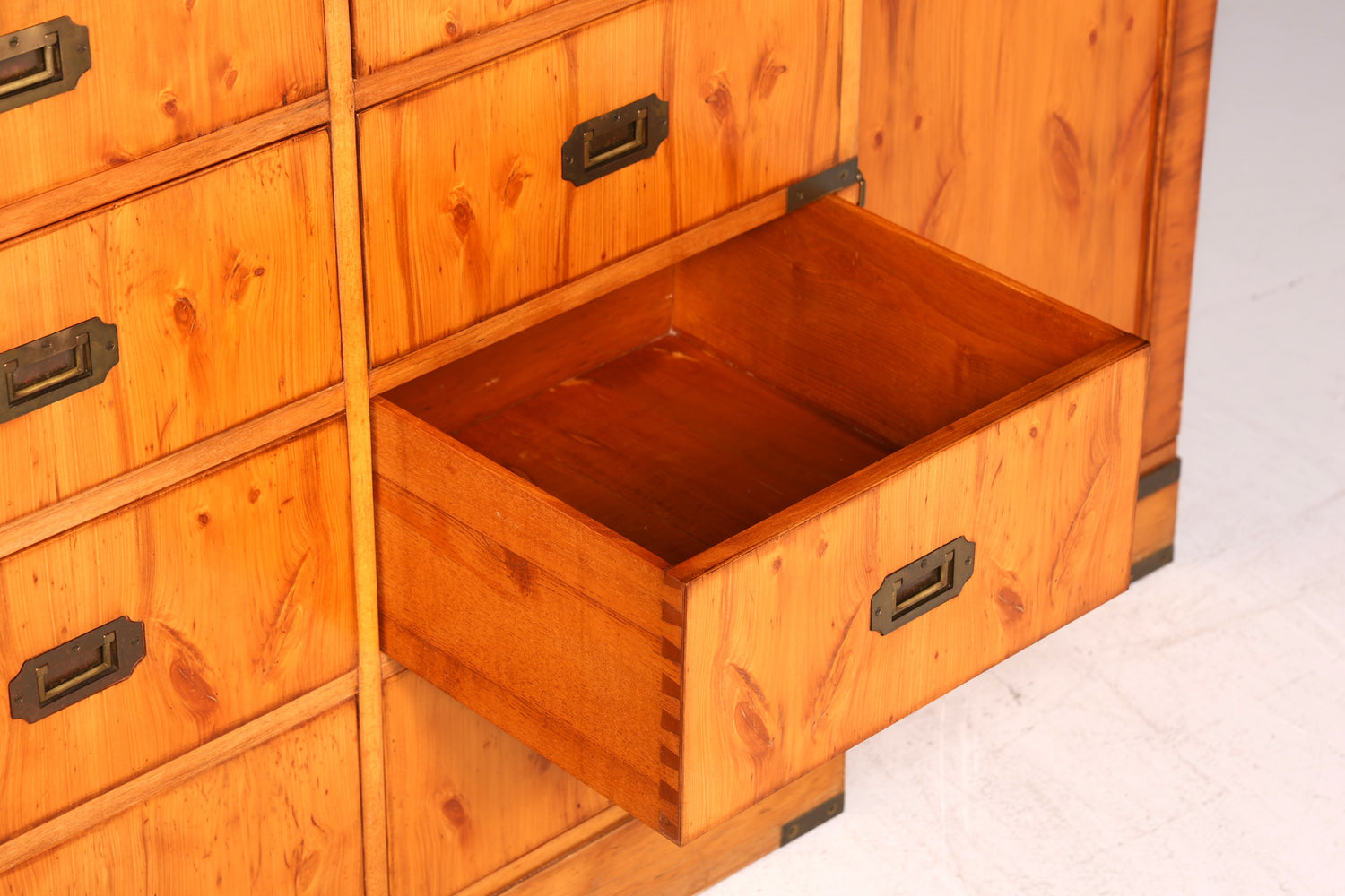 Beautiful Maritime Display Cabinet English Cabinet Real Wood Library English Sideboard