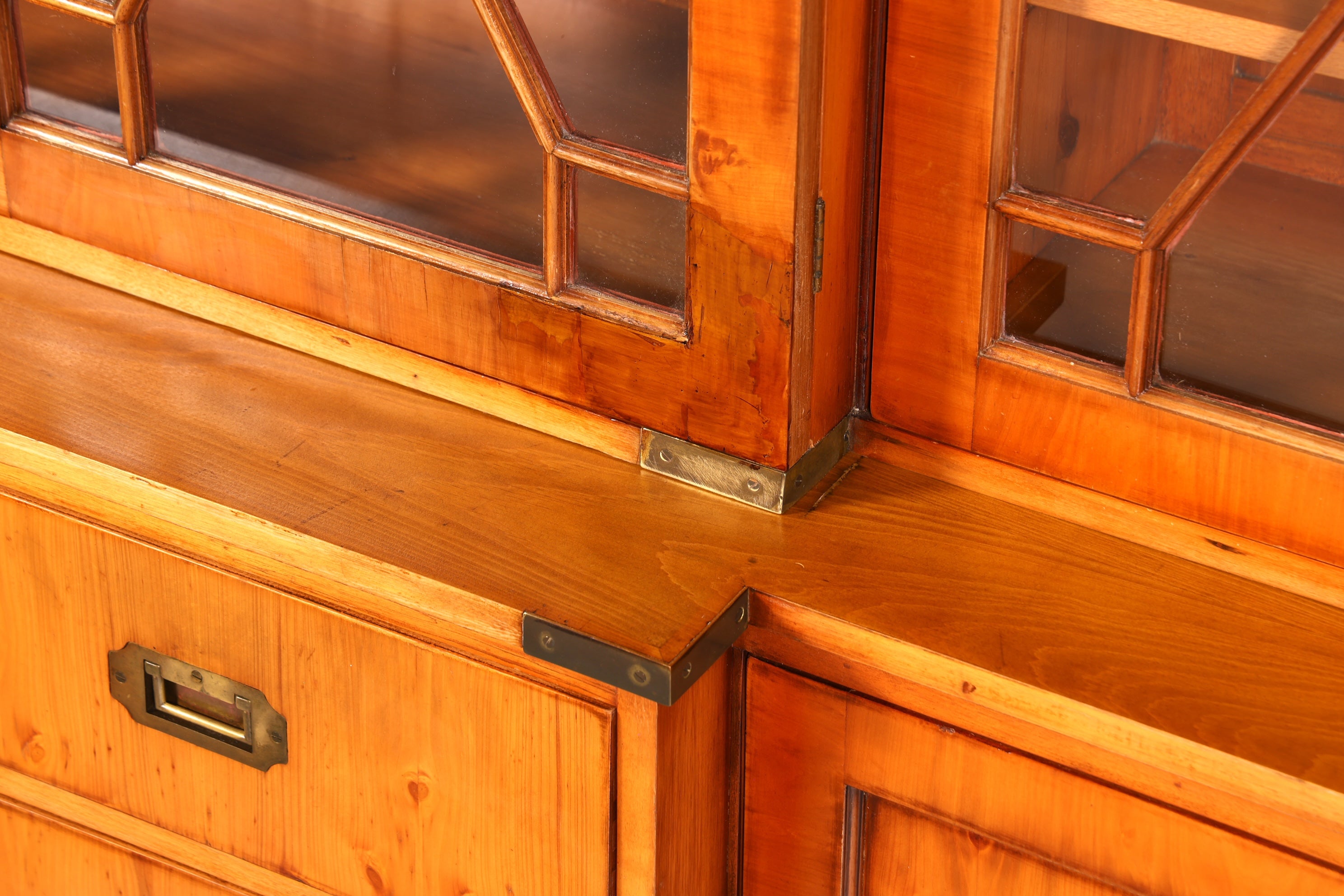 Beautiful Maritime Display Cabinet English Cabinet Real Wood Library English Sideboard