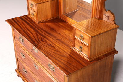 Beautiful Art Nouveau antique sideboard with mirror, Gründerzeit style hallway chest, dressing table