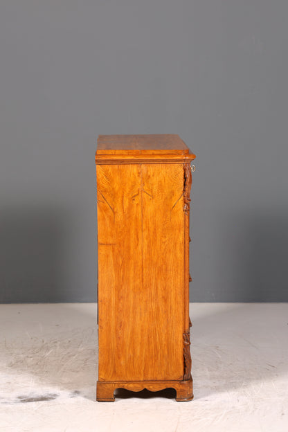 Stilvoller Biedermeier Sekretär um 1860 Vertiko Antik Kommode Louis Philippe Schreibkommode