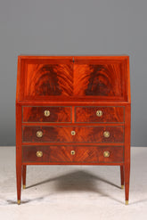 Edler Sekretär im Louis Seize Stil Büro Kommode Empire Englisch Schreibkommode Schreibtisch