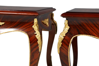 2x Traumhafte Barock Stil Louis XV Couchtische Antik Stil Ablagetische