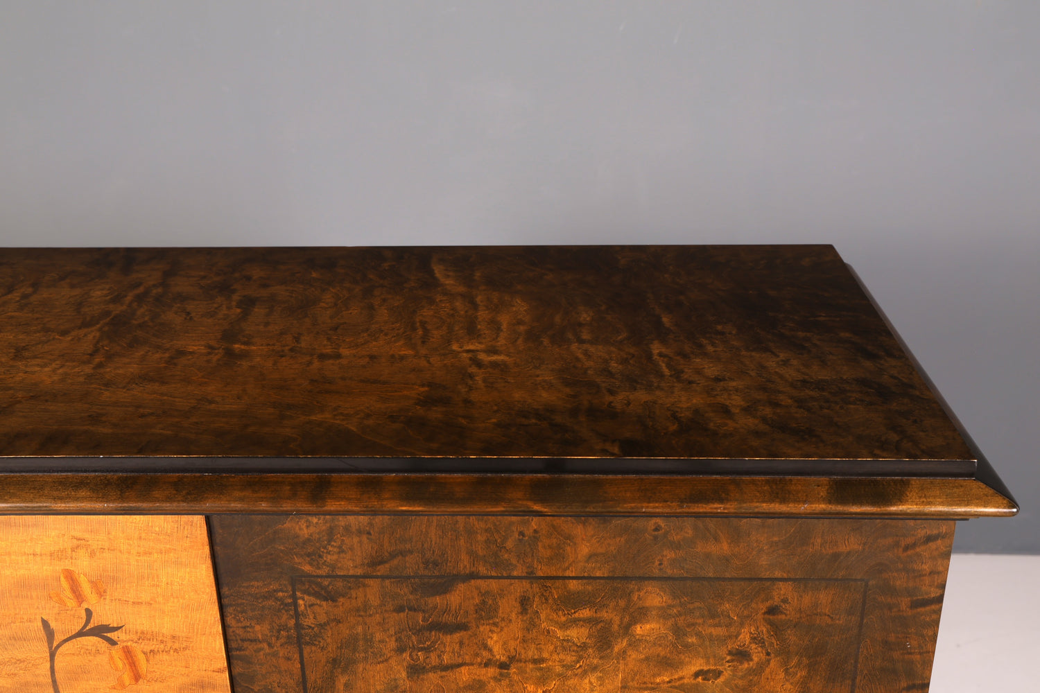 G068 Finish cm Stilvoller Original Art Deco Schrank Vertiko Sideboard um 1930 Highboard Kommode