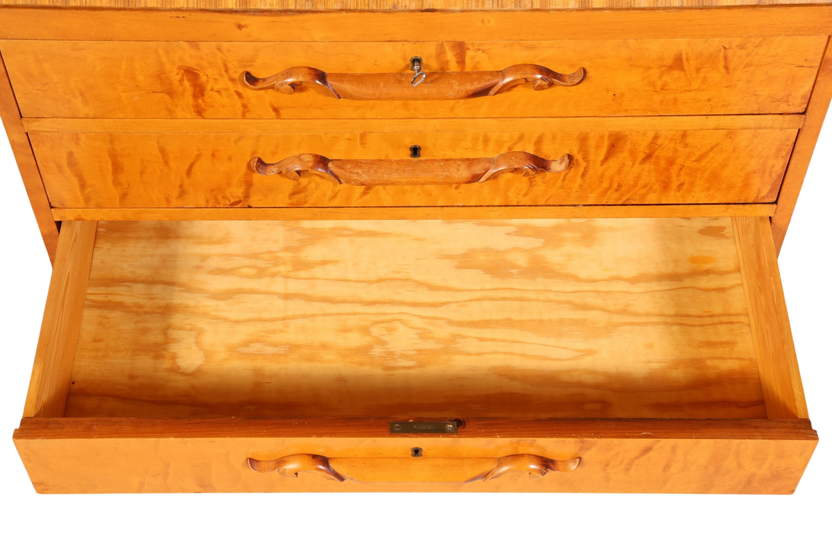 Traumhafter Sekretär um 1930 Büro Kommode echt Holz Sekretär Schreibtisch Kommode