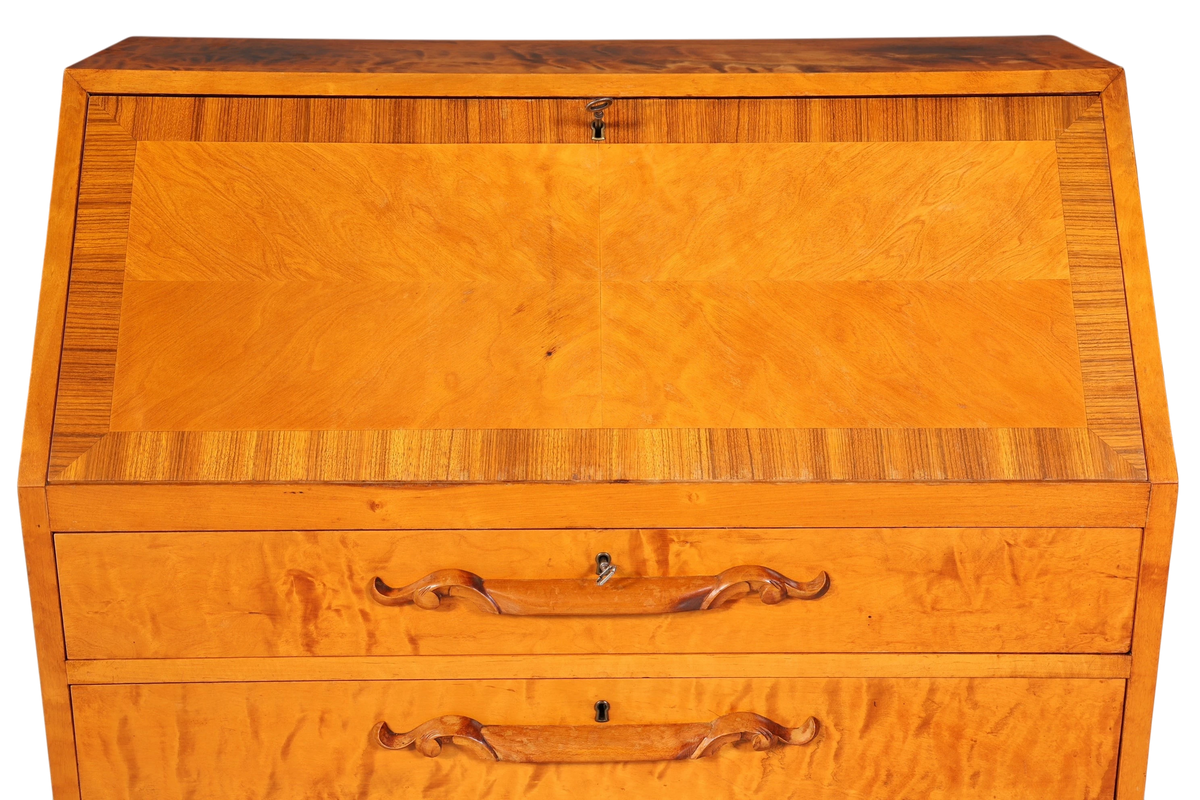 Traumhafter Sekretär um 1930 Büro Kommode echt Holz Sekretär Schreibtisch Kommode
