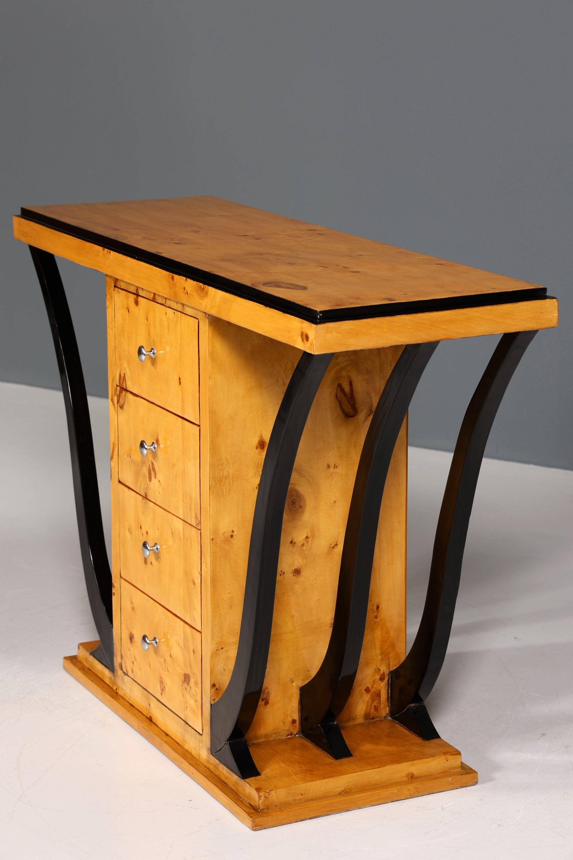 Edle Art Deco Design Wandkonsole Biedermeier Stil Sideboard Kommode