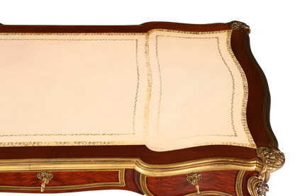 G078 Finish - Louis XV Barock Schreibtisch usw. Messing Zarge, Preis muss ich noch recherchieren