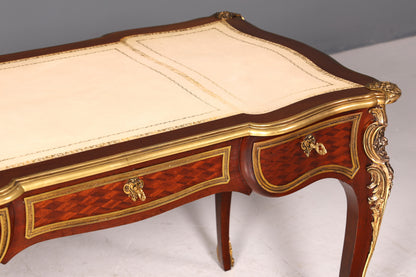G078 Finish - Louis XV Barock Schreibtisch usw. Messing Zarge, Preis muss ich noch recherchieren