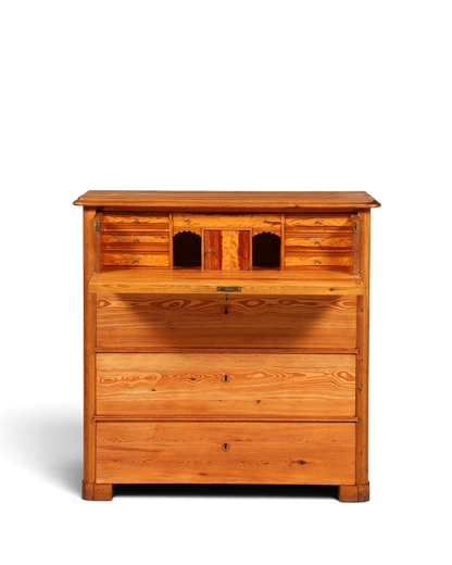 Stilvolle Biedermeier Kommode Antik Schrank Schubladenkommode Weichholz Wäschekommode