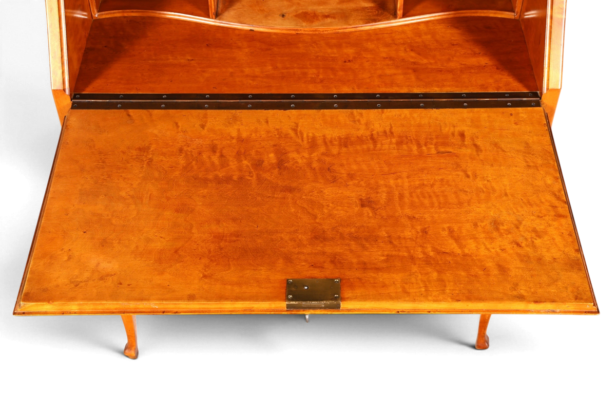 G082 Finish Wunderschöner Sekretär im Art Deco Stil Antik um 1930 Büro Kommode Schreibkommode