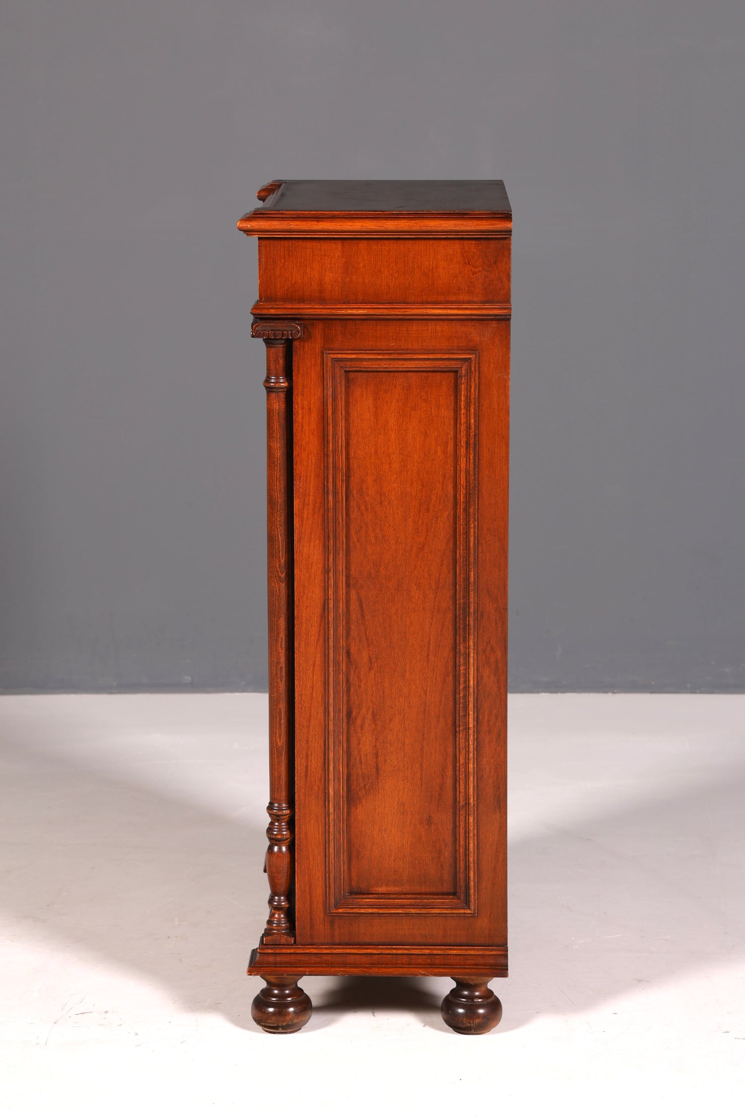 G089 Finish cm SELVA Wunderschöne Englische Kommode Holz TV Schrank Antik Sideboard