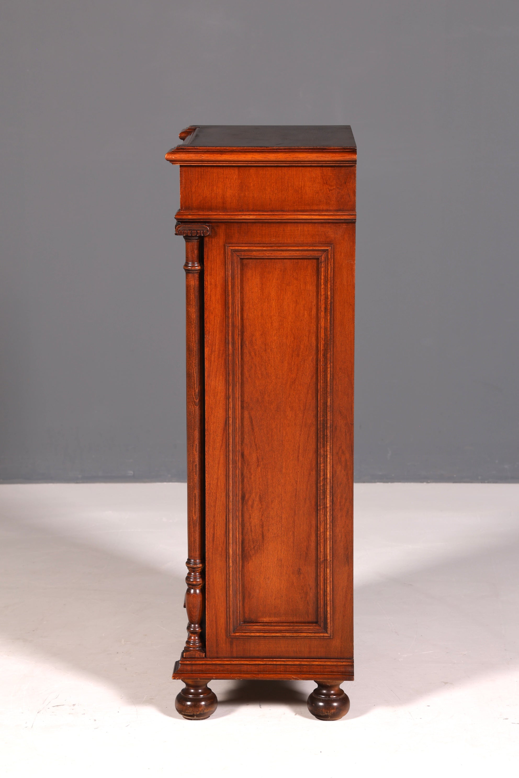 G089 Finish cm SELVA Wunderschöne Englische Kommode Holz TV Schrank Antik Sideboard