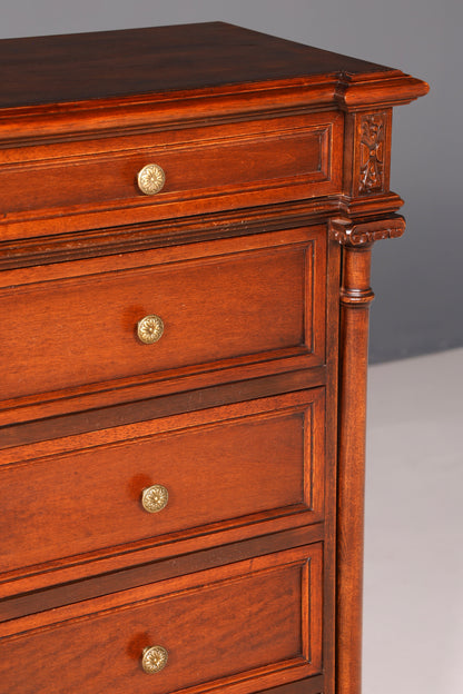 G089 Finish cm SELVA Wunderschöne Englische Kommode Holz TV Schrank Antik Sideboard