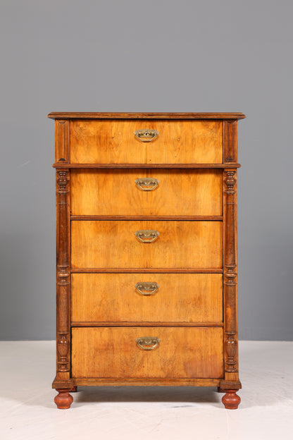 Stilvolle Gründerzeit Kommode Jugendstil Schubladenkommode Antik Wäschekommode Vertiko