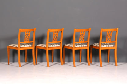 G091 Finish cm 4x Edle Englische Stühle Englisch Dining Chairs Antik 60er Jahre Regency Küchenstühle Stuhlset (Kopie)