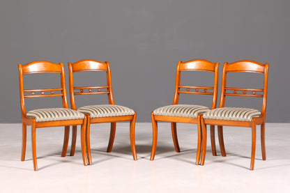 G093 Finish 4x Edle Englische Stühle Englisch Dining Chairs Antik 60er Jahre Regency Küchenstühle Stuhlset (Kopie)