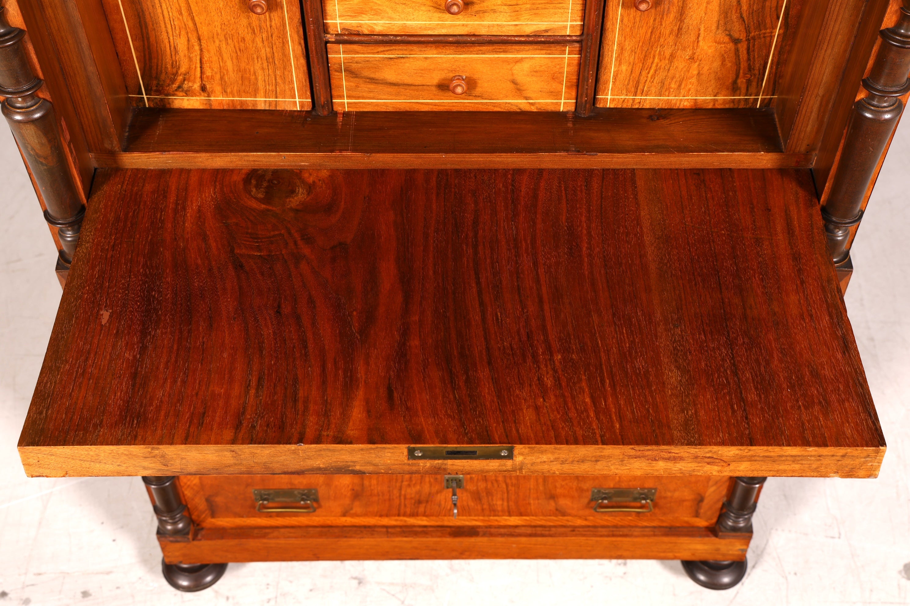 Traumhafter Gründerzeit Sekretär Jugendstil Kommode Antik Schubladenkommode Vertiko Highboard