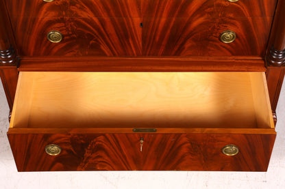 Stilvoller Original Biedermeier Sekretär Englisch Kommode Antik Bürokommode