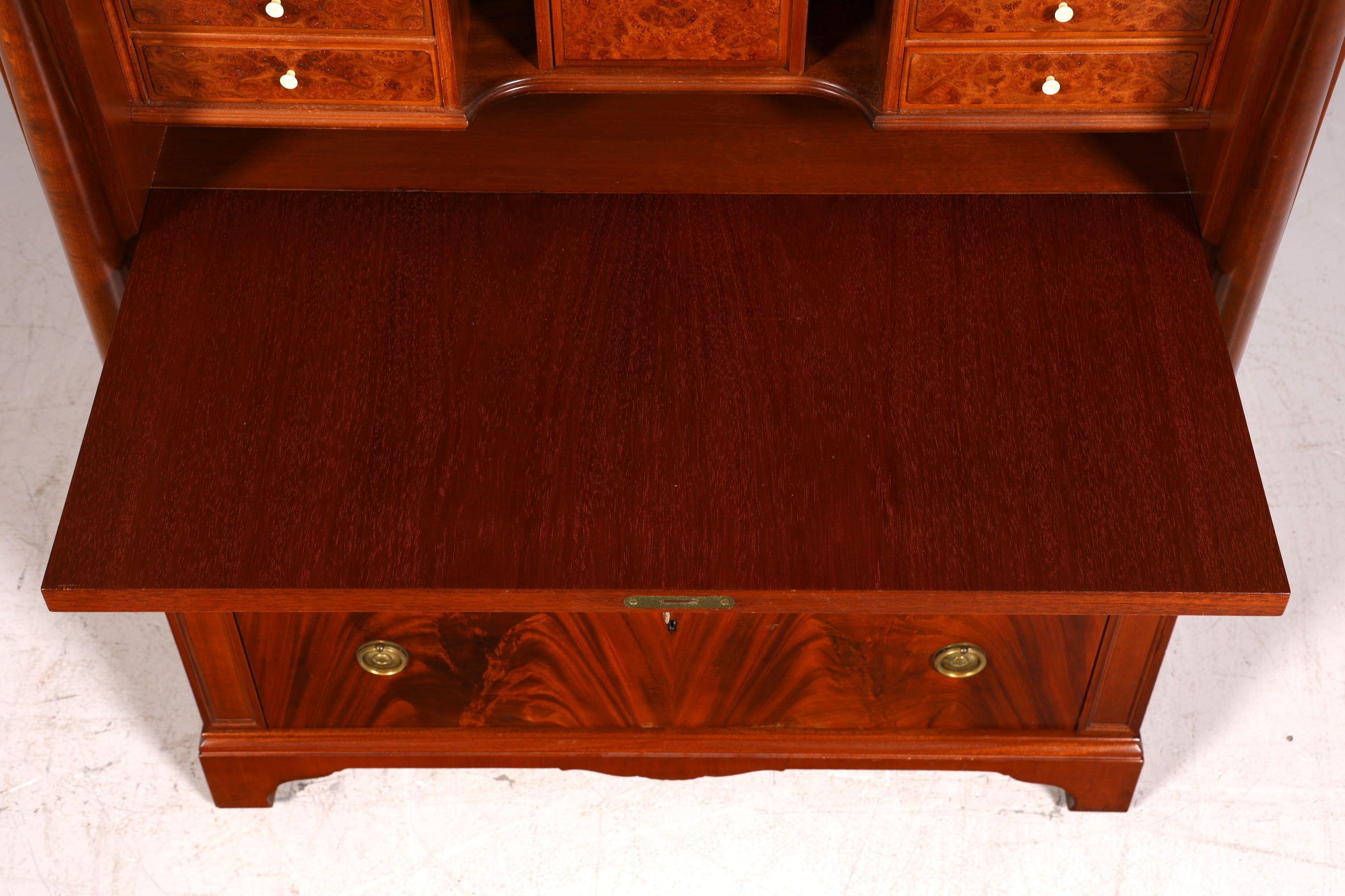 Stilvoller Original Biedermeier Sekretär Englisch Kommode Antik Bürokommode