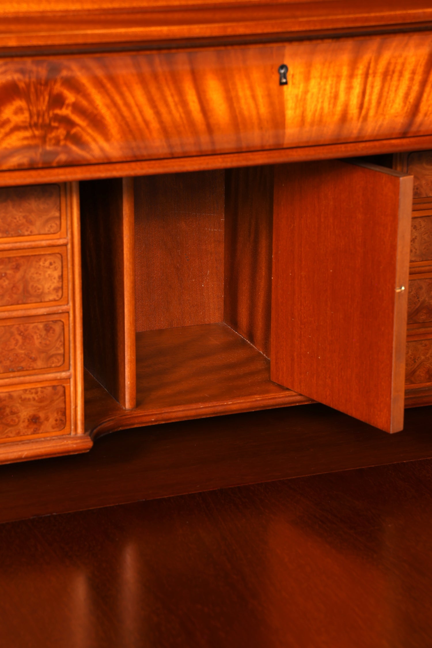 Stilvoller Original Biedermeier Sekretär Englisch Kommode Antik Bürokommode