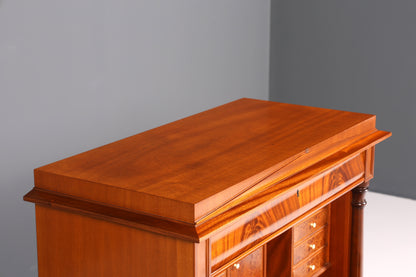 Stilvoller Original Biedermeier Sekretär Englisch Kommode Antik Bürokommode