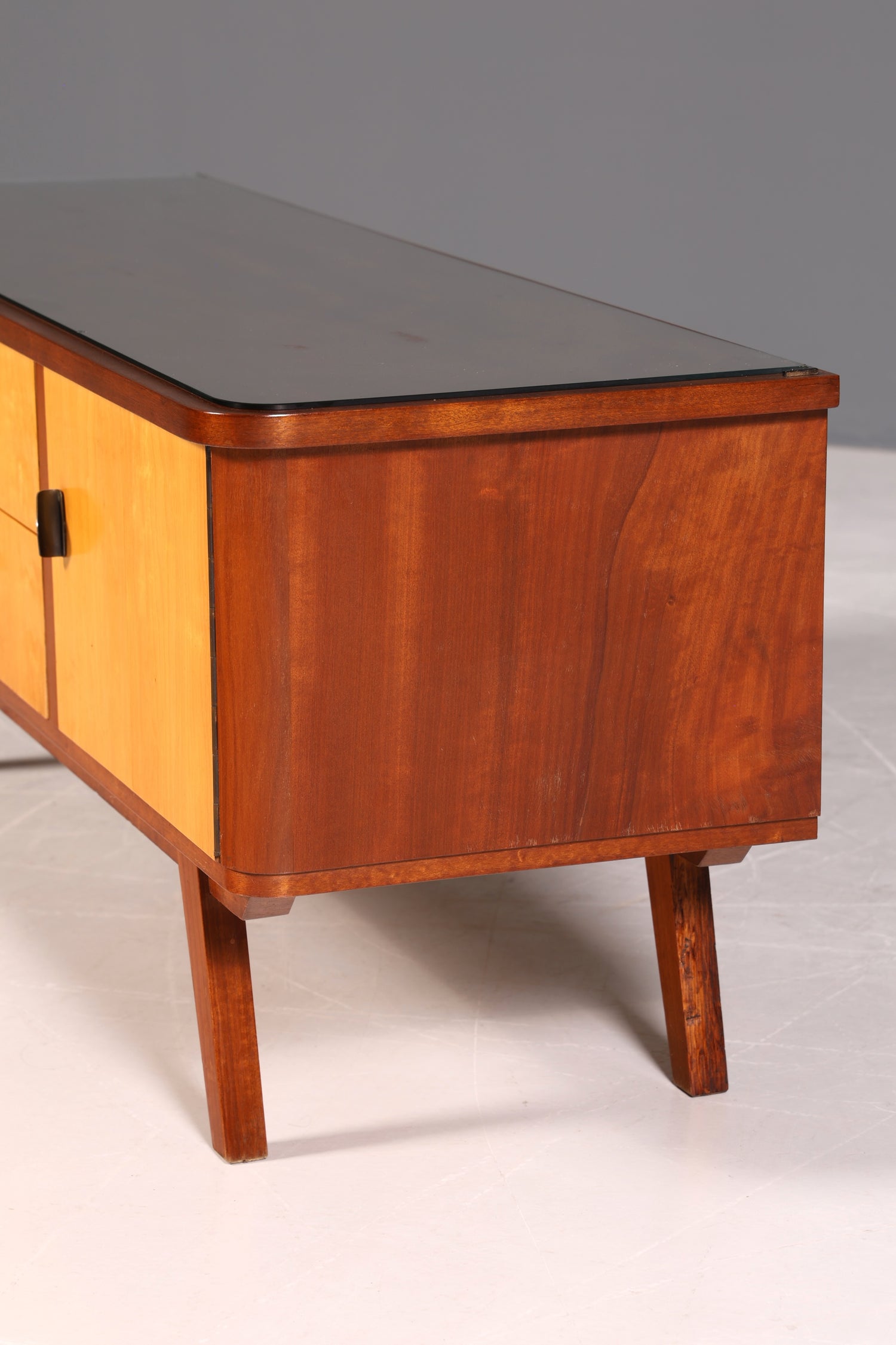 G105 Finish Wunderschönes Mid Century Sideboard Vintage TV Kommode 60s Schrank