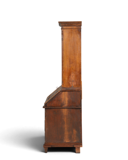 Beeindruckender Biedermeier Sekretär Louis Seize Aufsatzsekretär um 1810 Schreibkommode Büroschrank Kommode