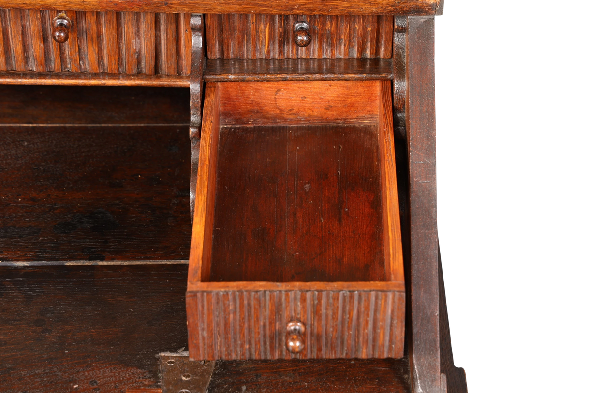 Beeindruckender Biedermeier Sekretär Louis Seize Aufsatzsekretär um 1810 Schreibkommode Büroschrank Kommode